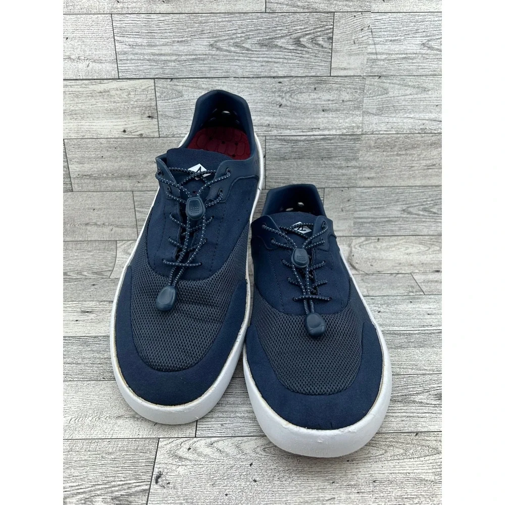 Sperry 7 SEAS 3-Eye Men Navy Blue Water Resistant Boat Shoes STS17592 Size 9